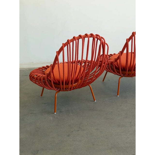 Giunco Lounge Chairs - Pair For Sale - Image 10 of 18