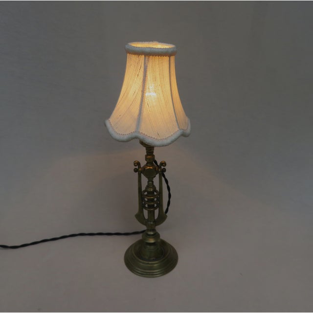 Art Nouveau Bronze Table Lamp For Sale - Image 10 of 18