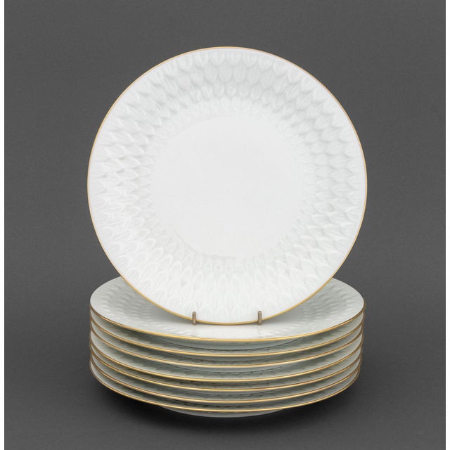 Contemporary Limoges Porcelain Partial Dinner Service Set, 45 Pieces For Sale - Image 3 of 14