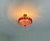 Bring a touch of romantic elegance and vibrant color to your space with this wonderful vintage crystal chandelier....
