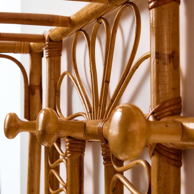 Wall Rack in Bamboo and Rattan For Sale - Image 10 of 11