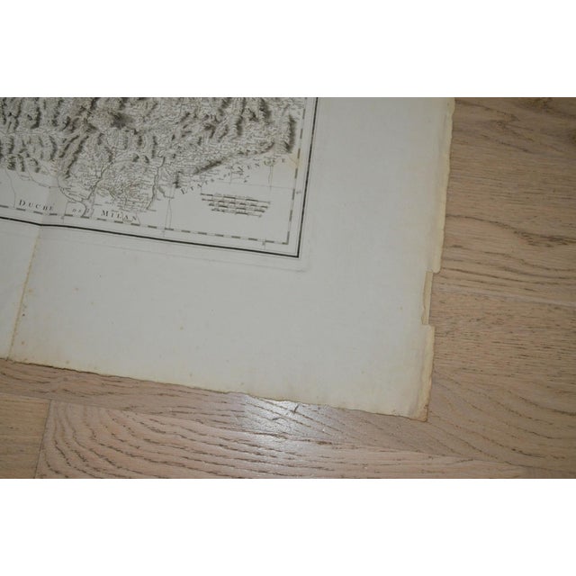 Illustration 1781 General Map of Switzerland by Clermont Geographer For Sale - Image 3 of 11