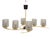 1960s Vintage French Pendant Light in Brass and Glass, 1960s For Sale - Image 5 of 12