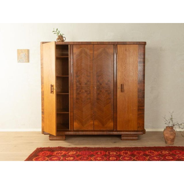 Vintage Art Deco Wardrobe For Sale - Image 3 of 14