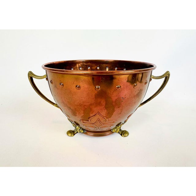 Large Art Nouveau Copper and Brass Champagne Cooler Bowl from WMF, 1900s For Sale - Image 13 of 13
