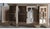 Coastal Coastal Carved Mirror Door Credenza For Sale - Image 3 of 3