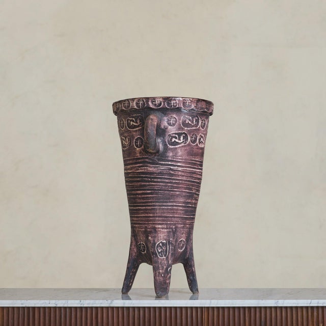 Large French Ceramic Vessel by Accolay No. 02, 1960s For Sale In Chicago - Image 6 of 11
