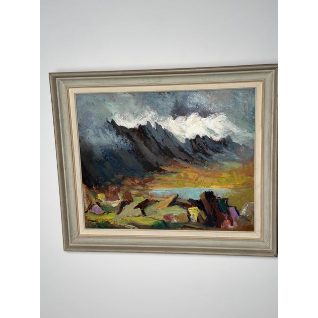 Erik Magnusson, Landscape, 1949, Oil on Panel, Framed For Sale - Image 11 of 18