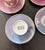 Gold Rare Complete 1990s Pottery Barn Japanese Iridescent Demitasse Set — 16 Pieces For Sale - Image 8 of 11