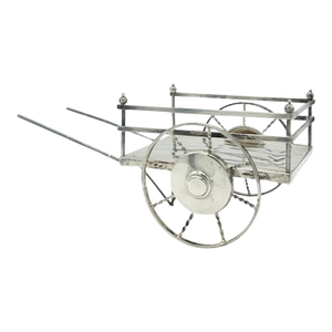 Vintage Cartier Sterling Silver Wagon Condiment Cart