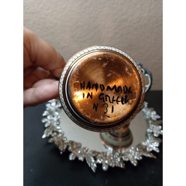 Figurative Pair of 1970s Copper Metalcraft Bud Vases, Made in Greece For Sale - Image 3 of 6