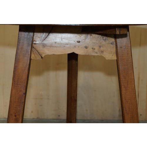 Pine Cricket Table, 19th Century For Sale - Image 9 of 15