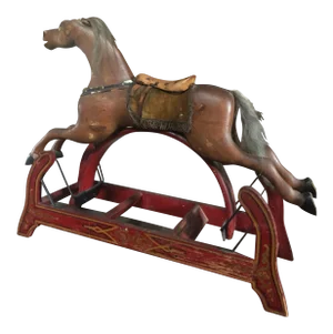 19th Century Folk Art Hobby Horse Toy