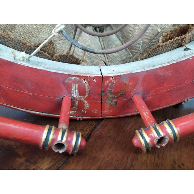 Napoleon III Bamboo Pouf For Sale - Image 16 of 17