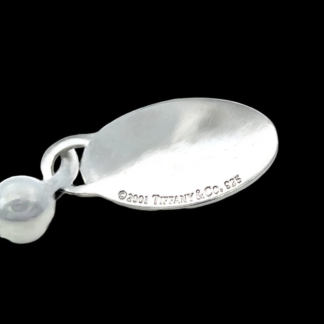 Metal Tiffany & Co Estate Hanging Ornament Keychain Sterling Silver For Sale - Image 7 of 10