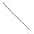 VR Jewels Mexican Style 6.13ct Natural Blue Sapphire & Diamond Pear Cut Tennis Bracelet for Her For Sale - Image 4 of 18