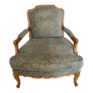 1980s French Bergere Chair