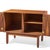 Wood Jens Risom Mid Century Walnut 2 Door Cabinet Credenza For Sale - Image 7 of 8