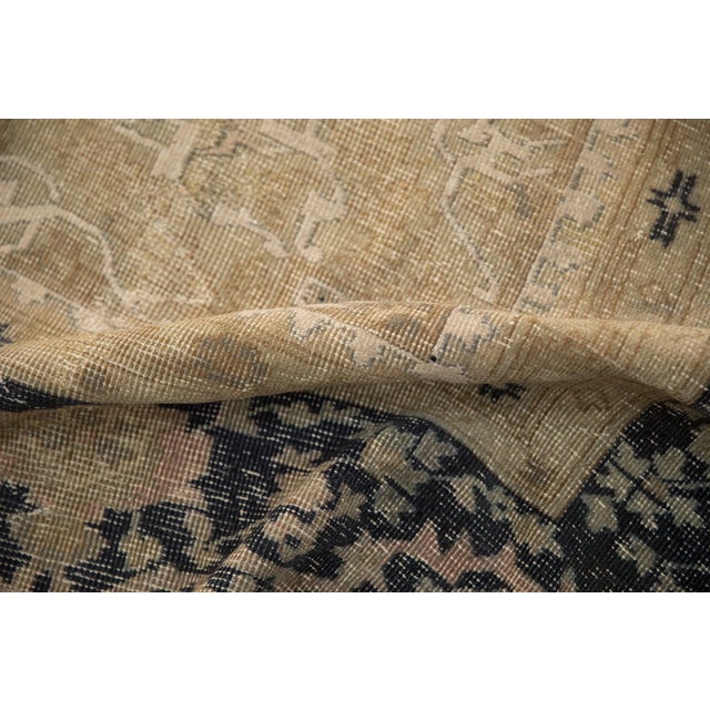 Sand Vintage Distressed Oushak Carpet - 11'11" x 16'11" For Sale - Image 8 of 12