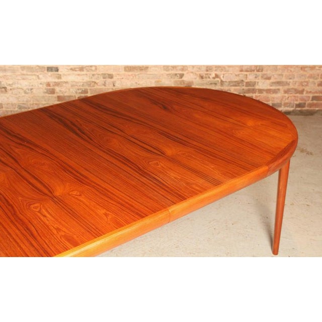 Mid-Century Danish Extending Dining Table in Teak from VV Mobler, 1960s For Sale - Image 10 of 15