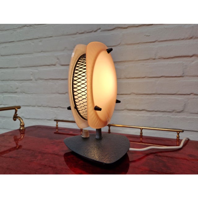 Amazing desk light by Télé-Ambiance France. This model was sold in France and Germany (Sonnenkind) around 1958 and 1962....