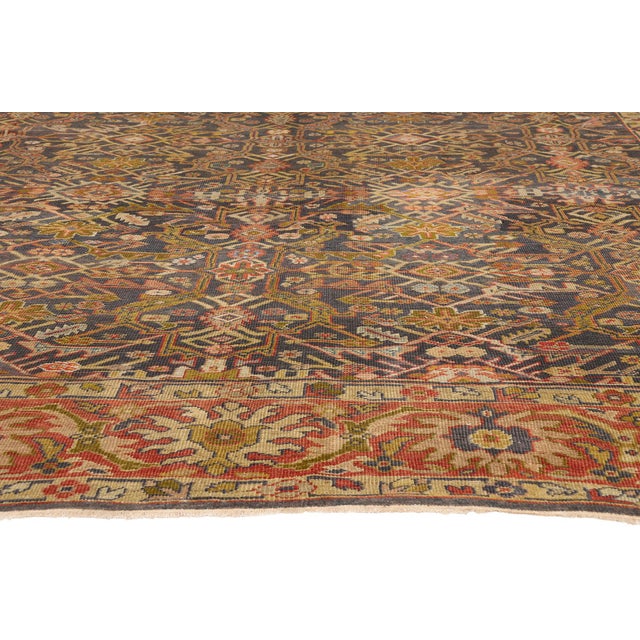 Late 19th Century Persian Sultanabad Rug, 09'10 X 13'08 For Sale - Image 4 of 10