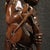 Wood Asian Artist, Fisherman with Fish, 1960, Wood For Sale - Image 7 of 13