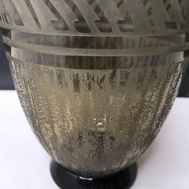 1940s Art Deco Vase from Daum For Sale - Image 5 of 7