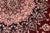 Shabby Chic Isphan Pak-Persian Red/Blue Wool&Silk Rug - 10'0'' X 13'9'' For Sale - Image 4 of 8
