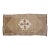 Small Turkish Rug Yastik Hand Knotted Undyed Organic Wool Petite Rug Mat Doormat - 19'' X 39'' For Sale