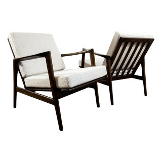 Vintage Armchairs from Swarzędzkie Fabryki Mebli, 1960s, Set of 2 For Sale