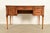 A gorgeous French Regency Louis XVI style writing desk or bureau plat desk By Sligh Furniture USA, Circa 1960s Carved...