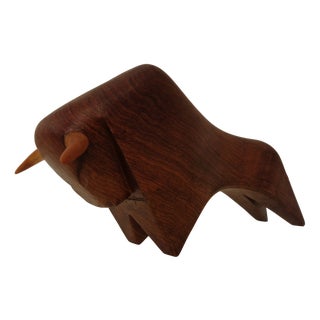 Mahogany Bull Pen Holder, Denmark, 1960s For Sale