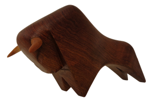 Mahogany Bull Pen Holder, Denmark, 1960s