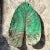 Late 20th Century Vintage Monumental Boho Cast Concrete Elephant Ear Leaf For Sale - Image 5 of 7