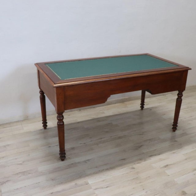 Antique Walnut Writing Desk, 1800s For Sale - Image 12 of 17