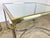 Metal Vintage Mid 20th Century Hollywood Regency Brass, Chrome & Glass Italian Side Tables—a Pair For Sale - Image 7 of 12