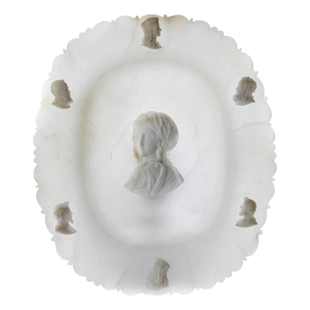 Grand Tour Relief Plate, 1800s For Sale