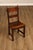 High Quality Gustav Stickley Dining Chair In The Rabbit Ear Form #1291 Design Featuring A Solid Wood Frame With...