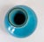 20th Century Japanese Electric Blue Turquoise Kangxi Style Bottle Vase For Sale - Image 9 of 16