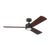 Transitional Visual Comfort Fan Harris Smart 56" LED Ceiling Fan in Midnight Black and Dark Walnut For Sale - Image 3 of 3