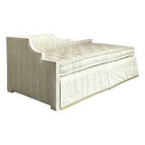 Vintage Boho Charles Beckley Daybed in Peter Fasano “Angelina” For Sale