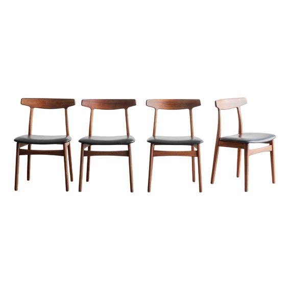 Rosewood Dining Chairs, Set of 4 For Sale