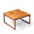 Jens Risom Mid Century Walnut Sled Leg Coffee Table For Sale - Image 9 of 9