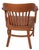 Brown Mid 20th Century Oak Bank of England Jury Desk Office Chair by Gunlocke For Sale - Image 8 of 12