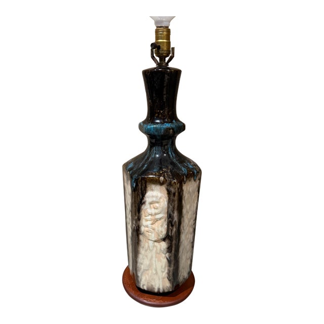Mid-Century Modern Ceramic Table Lamp After Jeppe Hagedorn-Olsen For Sale