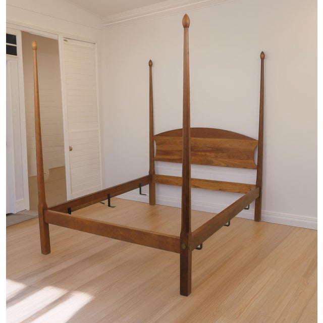 Stickley Shaker style Queen size bed in cherry. Built in 1999. Excellent condition. Arrives disassembled. Excellent Pre-...