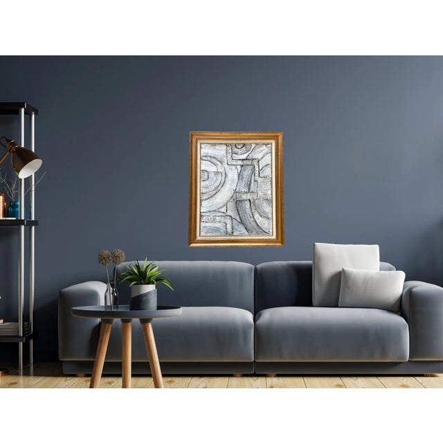 Large Contemporary Abstract Mixed-Media Painting, Bryan Boomershine For Sale In Palm Springs - Image 6 of 6