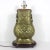 Early 20th Century Vintage Brass Chinese Hu Vessel Urn Table Lamp Creatures Oni Serpent Foo Dogs For Sale - Image 5 of 12
