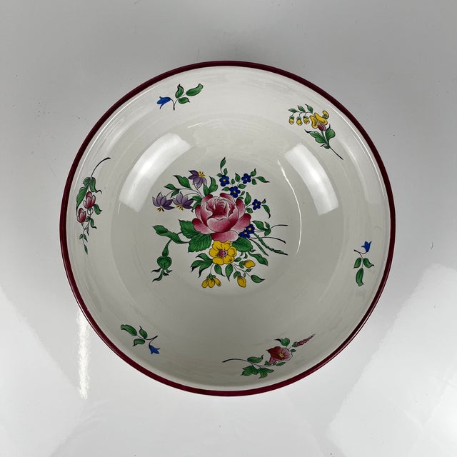 1980s Small Streetlight Model Salad Bowl from KG Lunéville, 1980s For Sale - Image 5 of 6
